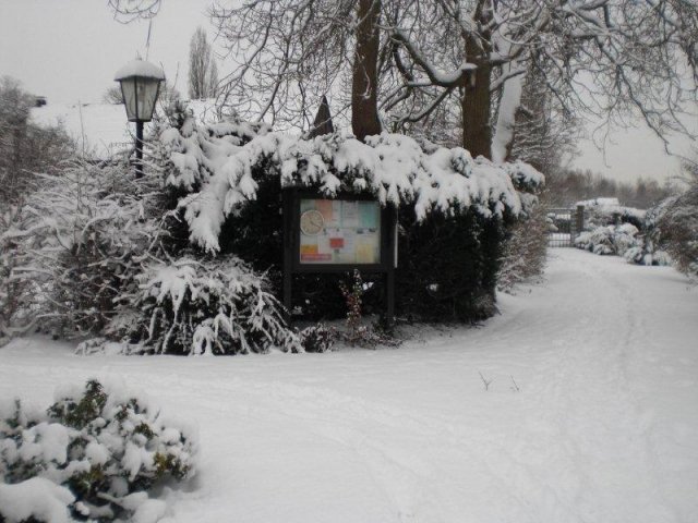 Winterzeit: Weggabelung